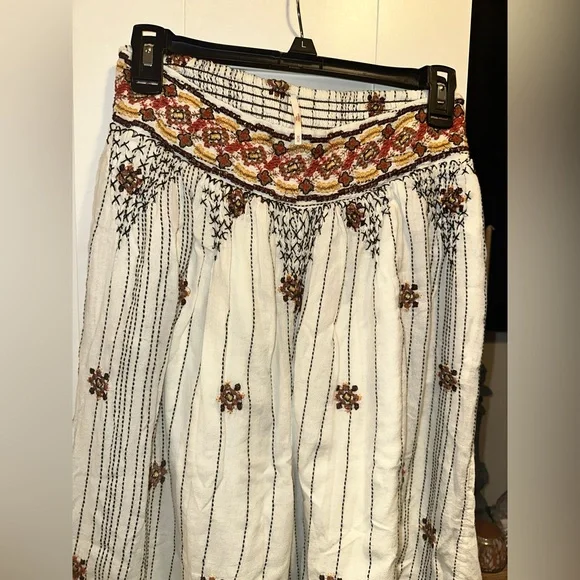 NWOT Free People Embroidered Haram Pants $228 MSRP - Picture 2 of 8